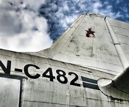 Mit dieser Ilyushin Il-14 flog einst Ho Chi Minh: Das VN im Kennzeichen steht für Vietnam.