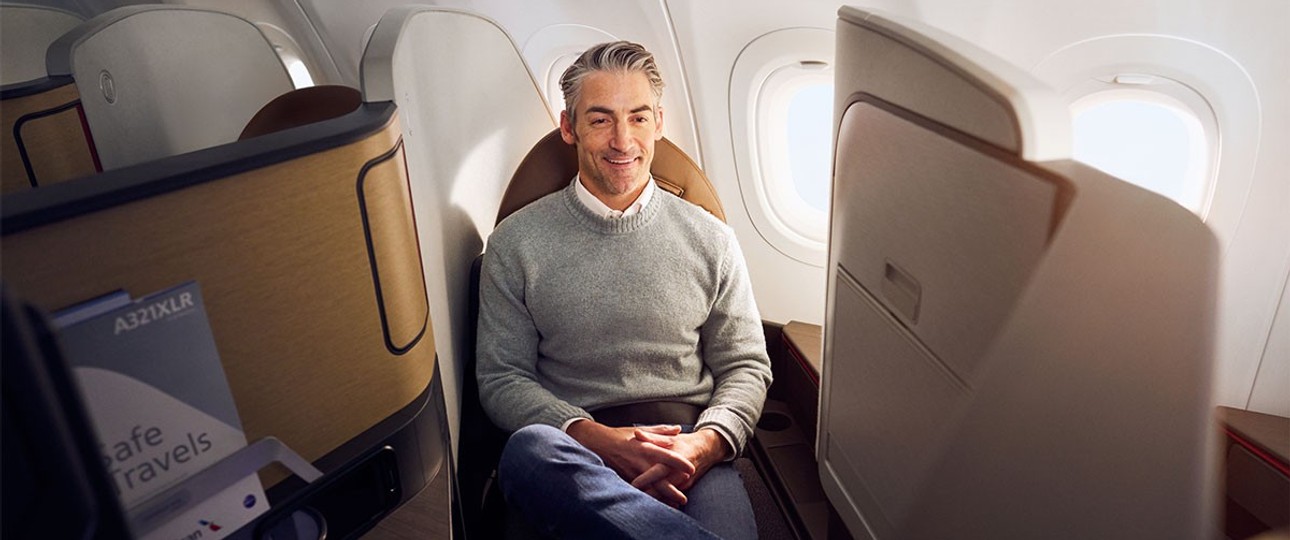 Business-Class-Suite im Airbus A321 XLR von American Airlines: Fliegt 2027 nach Wien.