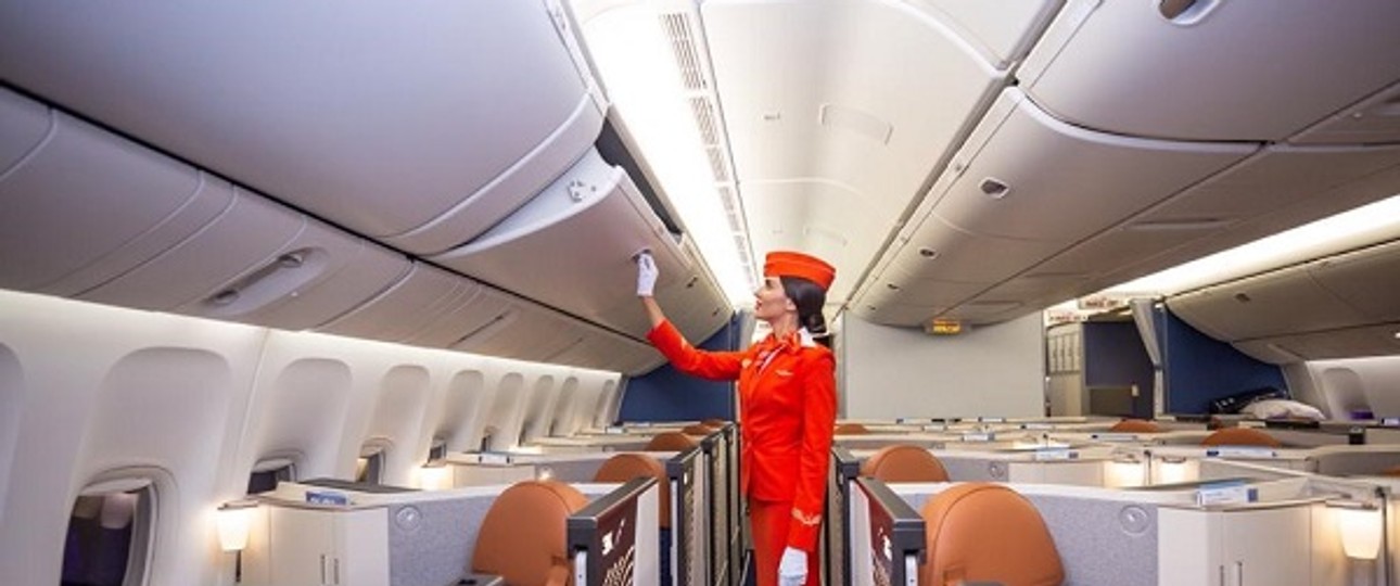 Die neue Business Class in der Boeing 777-300 ER von Aeroflot: Hier ...