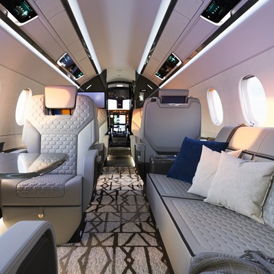 Praetor 600E: Highlight ist das neue «Smart Window».