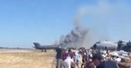 Rauchwolke bei der Flugshow: Tragischer Unfall. 