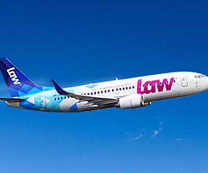 Werbebild von LAW Latin American Wings: Vorerst bleiben die Flieger am Boden.
