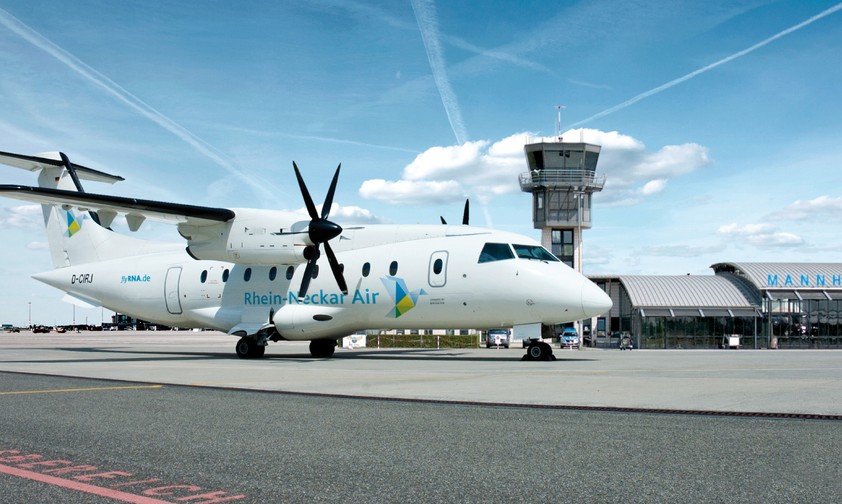 Dornier 328 von Rhein-Neckar Air: Die Airline befördert pro Jahre rund 25.000 Fluggäste