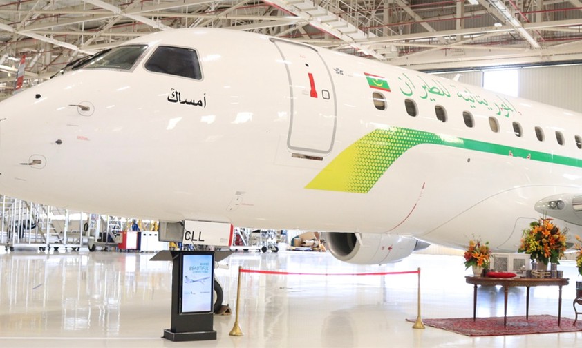 Embraer E175 von Mauritania Airlines: Die einzige Fluggesellschaft des Landes.
