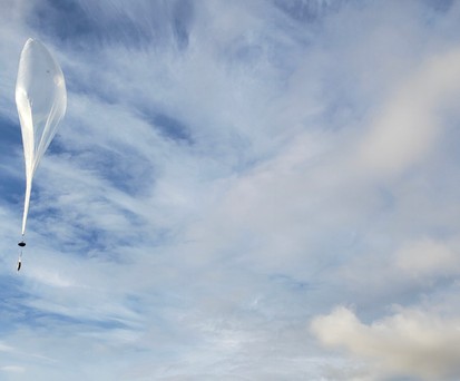 Wetterballon von Windborne: Sorgte für Schaden an der Boeing 737 Max von United.