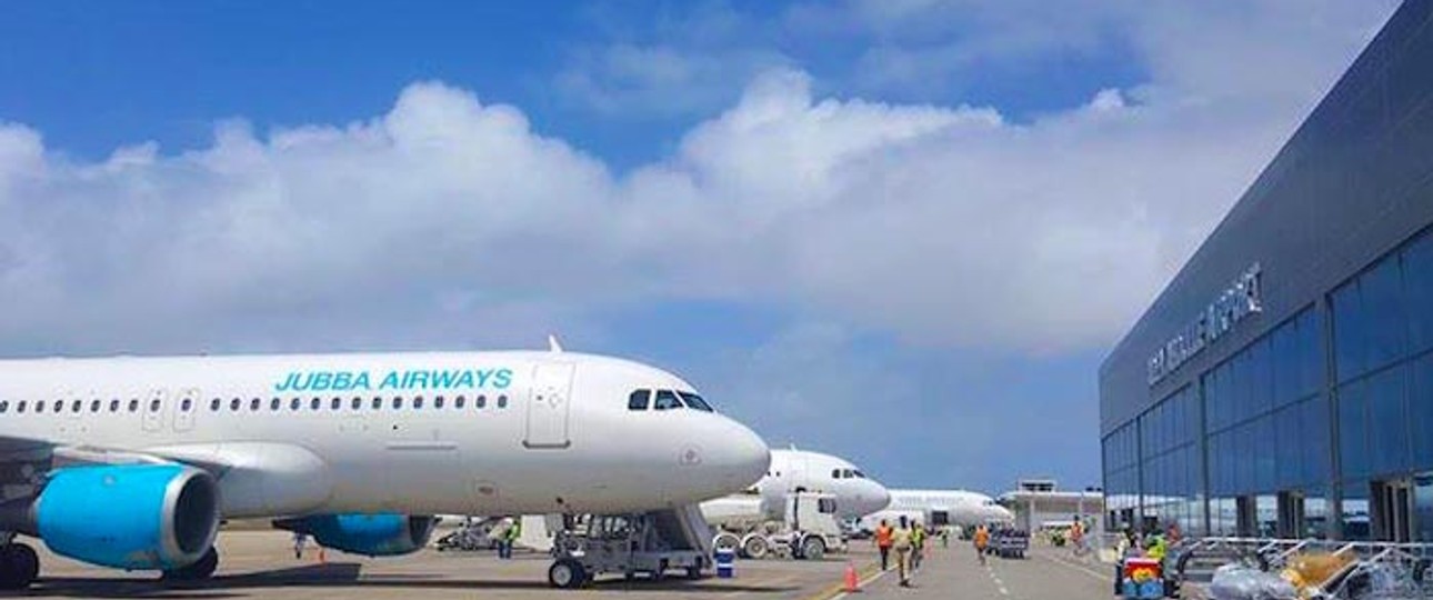 Flugzeuge in Mogadishu: Der Flughafen hat ein neues Terminal.