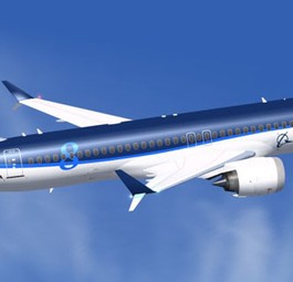 Nicht-offizielle Darstellung der Boeing 797: Noch ist unklar, wie der Jet wirklich aussehen soll.