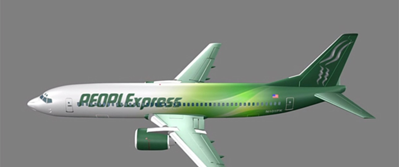 So sollen die Maschinen der neuen People Express dereinst aussehen.