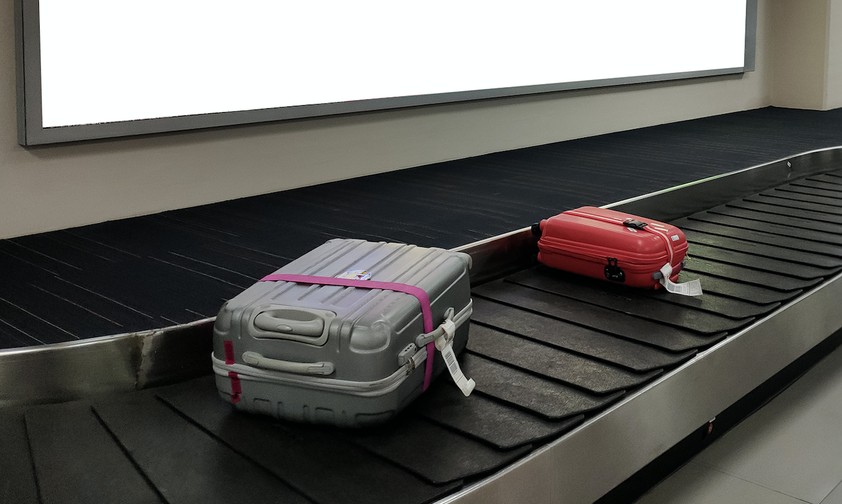 Gepäckband am Flughafen: Der Mann behauptete, seine Koffer seien nicht angekommen.