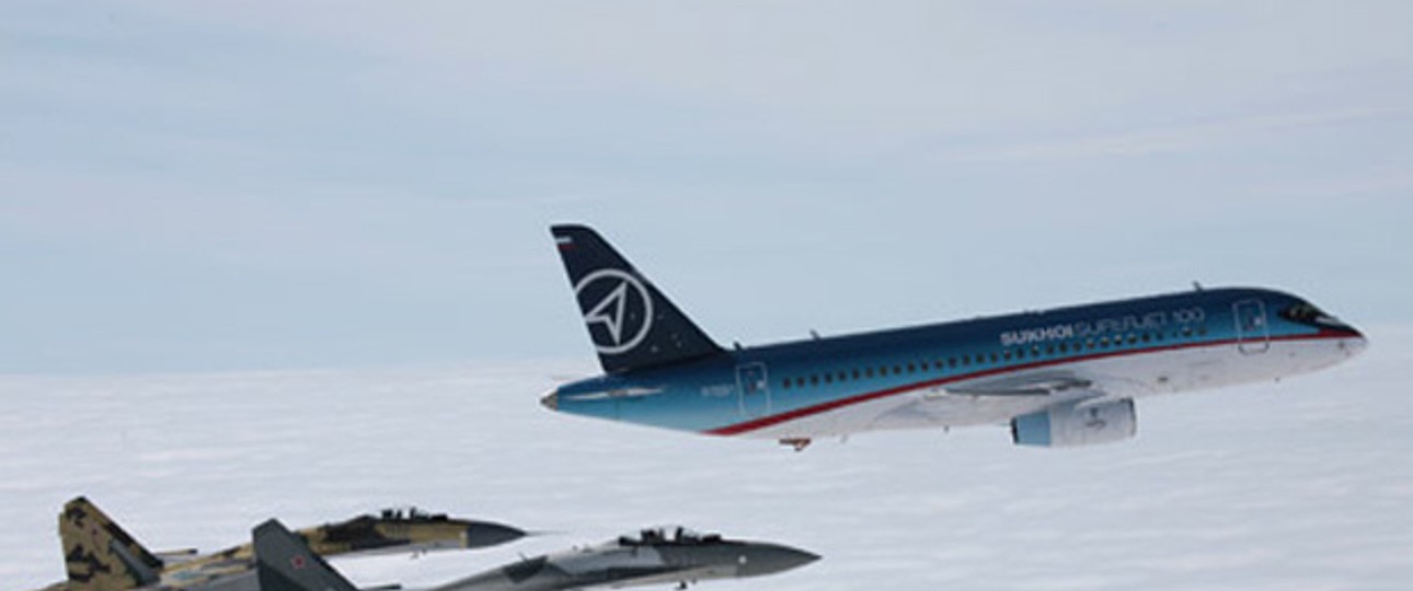 Sukhoi Superjet: Über den Verbleib ist nichts bekannt.