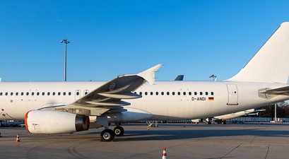 Das Flugzeug von Leav: Die D-ANDI steht im Dauereinsatz.