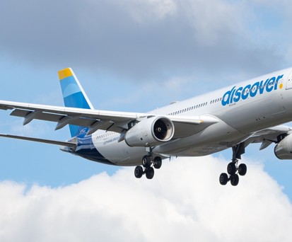 Airbus A330 von Discover Airlines: Drei Viertel aller Flüge konnte die Airline selbst durchführen.
