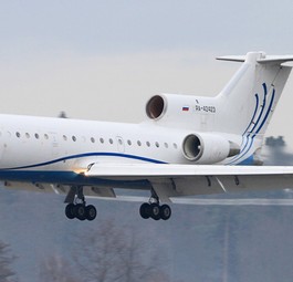 Yakovlelv Yak-42: Kann nicht bei russischen Airlines landen.