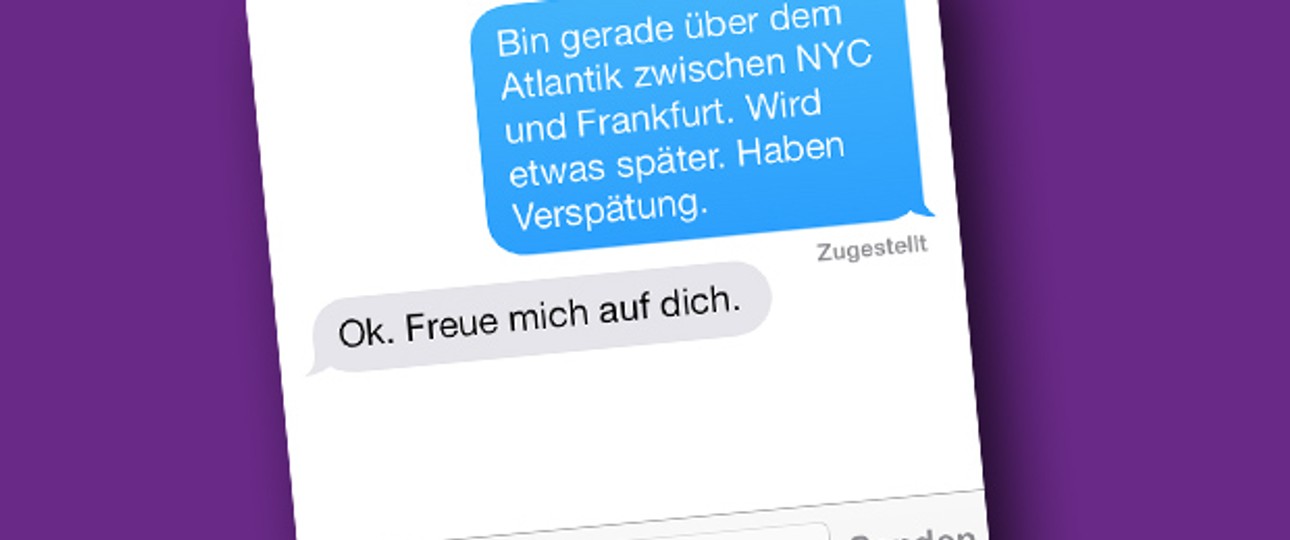 SMS aus dem Flieger: Bald schon möglich?