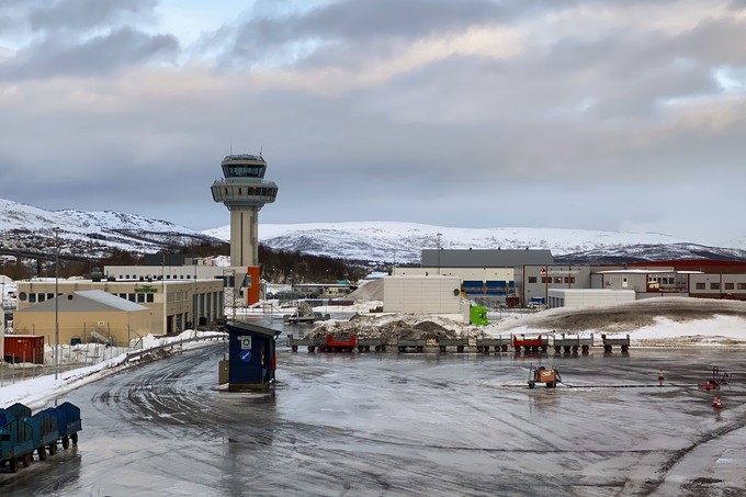 Der Flughafen Tromsø.