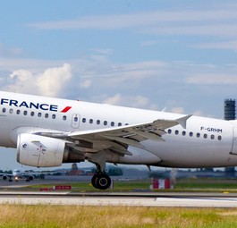 Airbus A319 von Air France: Diskussion um Flüge im Inland.
