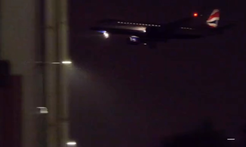 Stürmische Landungen in London City