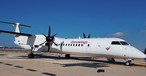 Nach der Air-Berlin-Insolvenz geht das Tochter-Unternehmen Luftfahrtgesellschaft Walter LGW an die Lufthansa Gruppe. <a href="https://www.aerotelegraph.com/eu-kommission-genehmigt-verkauf-von-lgw-lufthansa" target="_blank" rel="noopener">Die EU gab im Dezember grünes Licht.</a> Sie geht in Eurowings auf. Im Bild: Eine Dash 8Q-400 von LGW <a href="https://www.aerotelegraph.com/eurowings-kann-jetzt-auch-turboprop" target="_blank" rel="noopener">im unvollständigen Eurowings-Design</a>.