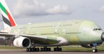 Der Airbus A380 mit der Seriennummer 272 testet in Toulouse...