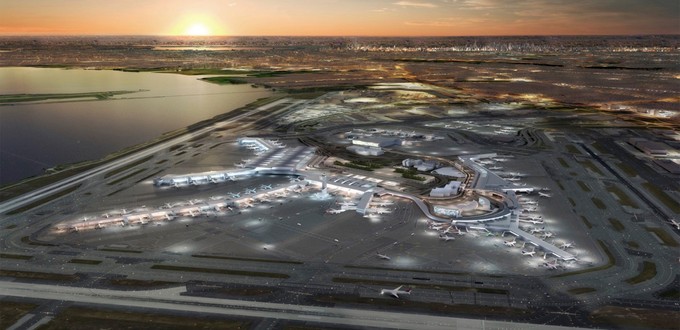 Visualisierung: So soll der Airport JFK künftig aussehen.