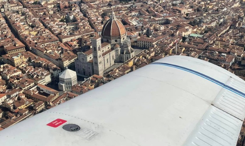 Florenz aus der Luft sehen: Nicht immer problemlos möglich.