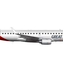 So sollen die Flieger von Great Dane Airlines aussehen: Regionale Routen und Urlaubsflüge.