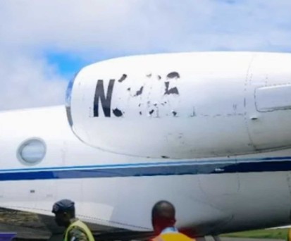 Mysteriöser Businessjet landet mit abgekratzter Registrierung