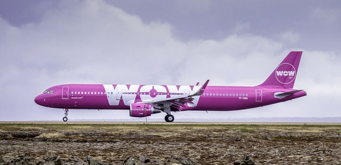 Platz 2: Wow Air aus Island fliegt am häufigsten mit dem Airbus A321 und schafft 39 Passagierkilometer.