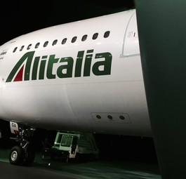 Airbus A330 vonAlitalia: Die marke bleibt weitgehend in der Schublade