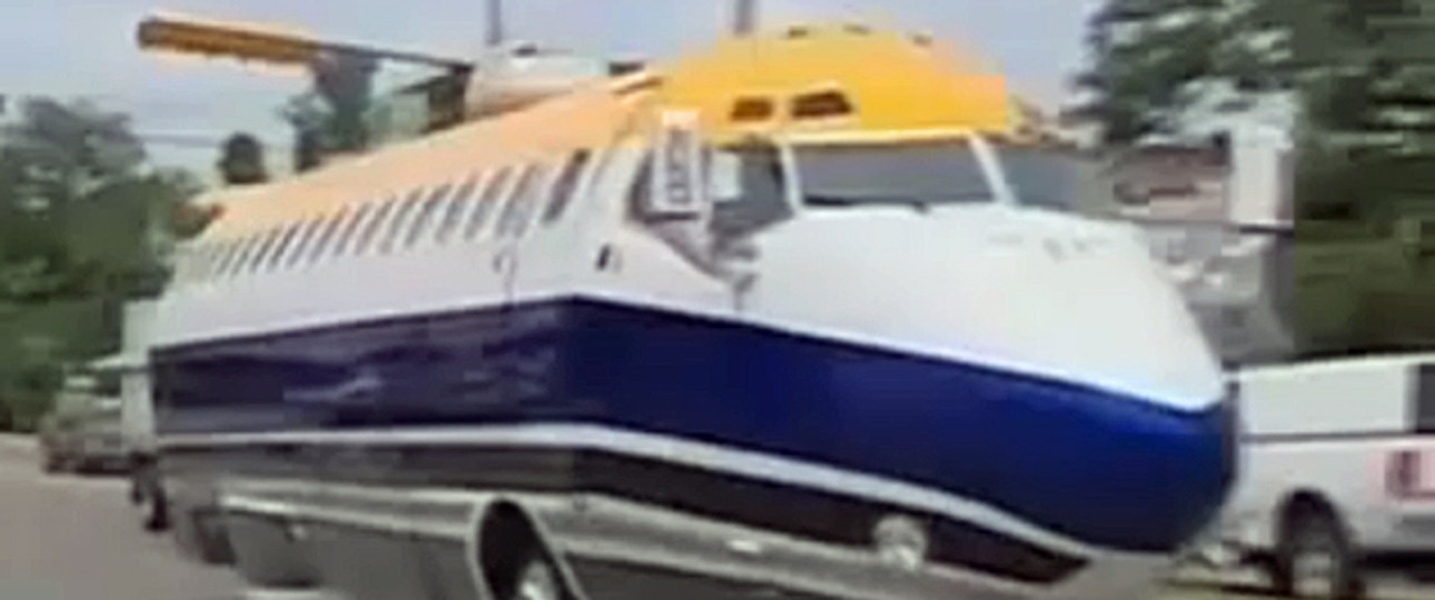 Die Flugousine: Offensichtlich straßentauglich.