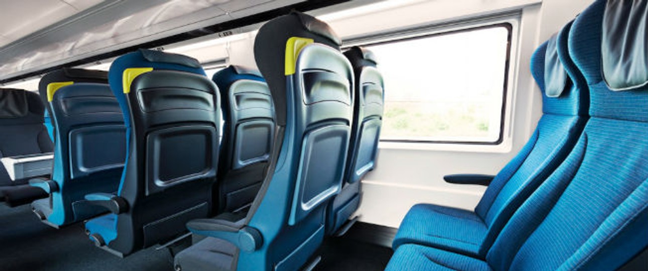 Das ältere Modell e300, sowie der neue e320-Zug sollen innen fast identisch mit dem Design der Firma Siemens ausgestattet werden.