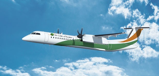 Maschinen von Bombardier: Air Côte d'Ivoire will ihre Flotte erneuern.