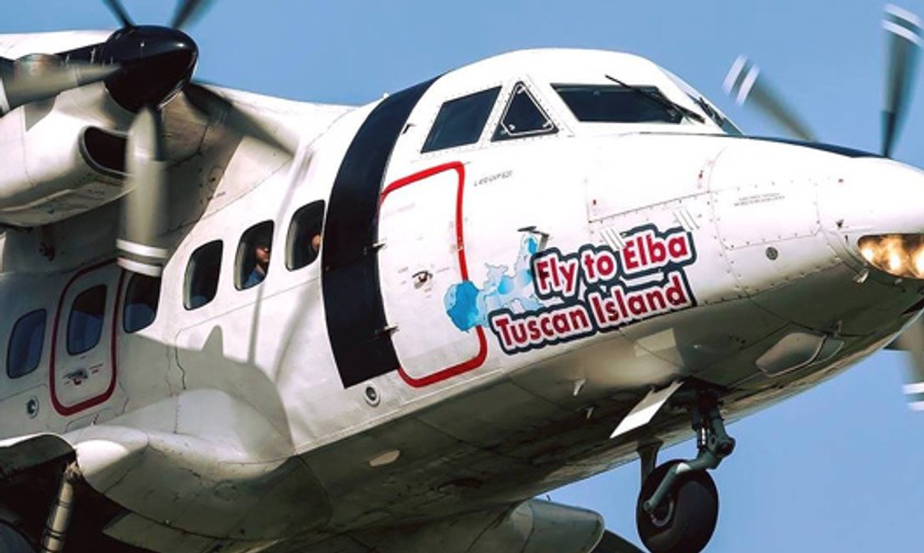 Let L-410 von Silver Air: Es geht wieder nach Elba.