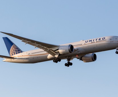 United Airlines erhielt im März und April 2021 von Boeing drei Boeing 787-9 mit Motoren von General Electric.