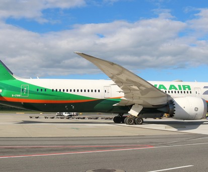 Dreamliner von Eva Air: Rückkehr nach Wien geplant.