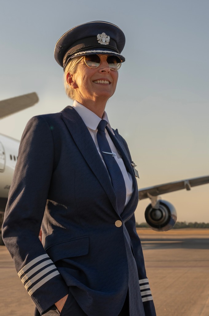 So sieht die neue Uniform der Pilotinnen von British Airways aus.