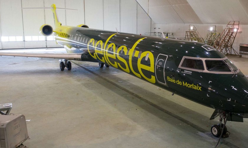 Die CRJ 1000 von Celeste: Die neue Fluggesellschaft will noch in diesem Jahr starten.
