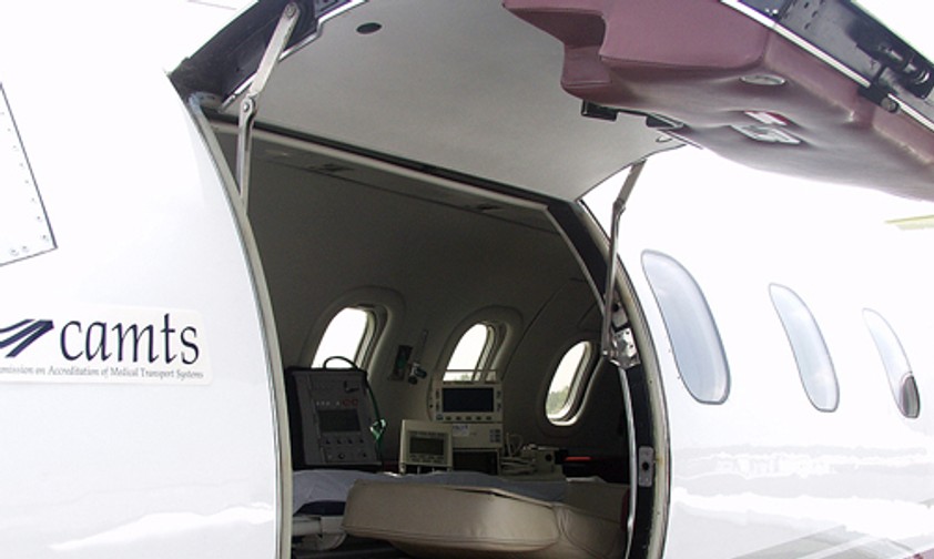 Ambulanz-Flieger von Phoenix Air: Einzigartig.