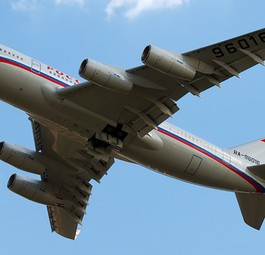 So fliegt die präsidiale Iljuschin Il-96 heute.