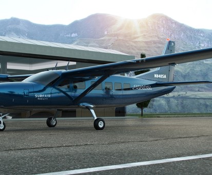 Eine Grand Caravan EX in Surf-Air-Livery: Ein Tochterunternehmen der Aiurline hat bis zu 150 Modelle bestellt.