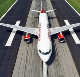 Flugzeug von Virgin America: Bald mit neuen Namen.