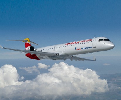 Bombardier CRJ1000 von AIr Nostrum: Spanisch-irische Heirat.