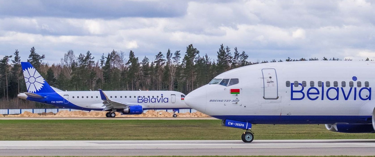 Flugzeuge von Belavia: Die Staatsairline Weißrusslands will Billigflüge einführen.