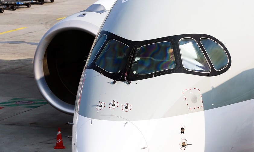 Hier herrschte Verwirrung: Cockpit eines Qatar Airways Airbus A350