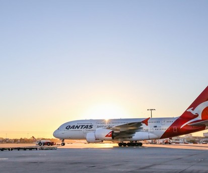 Airbus A380 von Qantas: Bald schon voller Meilensammler.