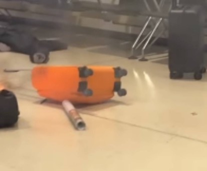 Brennender Rucksack am BER: Gefahr für Reisende hat zu keinem Zeitpunkt bestanden.