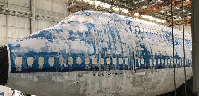 Ein Blick zurück: Der Flieger mit dem Taufnamen City of Bangkok gehörte fast 30 Jahre KLM und wurde nach dem Verkauf ...