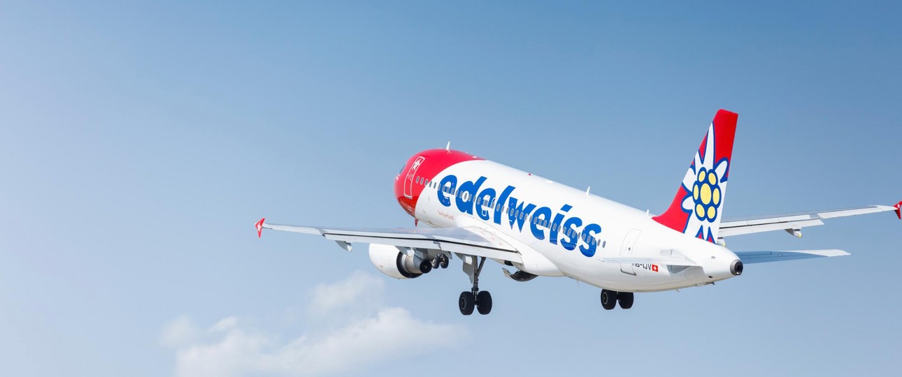 Airbus A320 von Edelweiss: Es kam zu einer Annäherung.