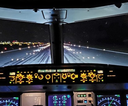 Blick aus dem Cockpit: Das Herz des Flugzeuges soll besser geschützt werden.