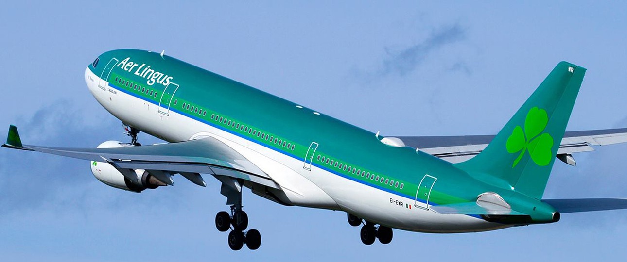 Flieger von Aer Lingus: Die Airline will mehr Sitze auf Atlantikstrecken.